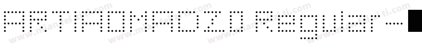 ARTIAOMADZ0 Regular字体转换